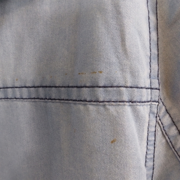 3X Chambray Duster with Belt Lightweight - Picture 3 of 12